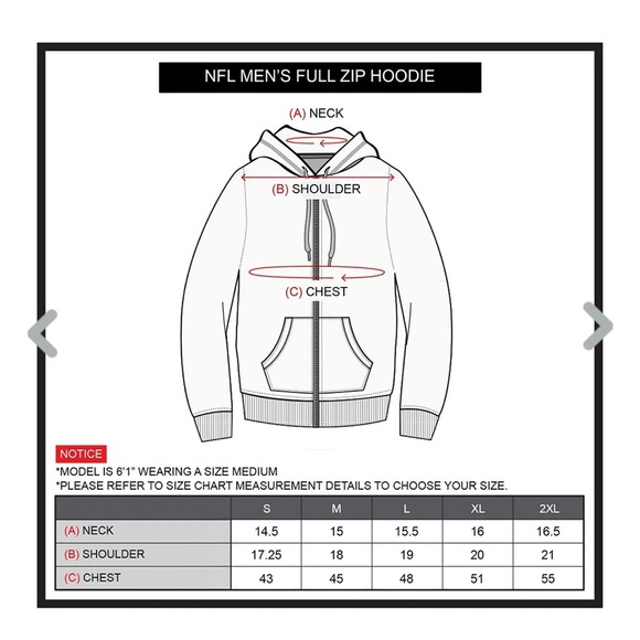 - NFL CLEVELAND BROWNS MEN'S FULL ZIP HOODIE. Size medium - Picture 5 of 12